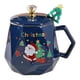 thumbnail image 1 of Taza de café navideña, taza de cerámica para café, leche, taza para beber, vajilla ligera azul, 1 of 9