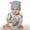 Gray, variant on Zwiiyzr Baby Boys Girls Knitted Beanie Hat Newborn Cotton Beanie Cap Winter Warm Hats with Gloves Set Pink