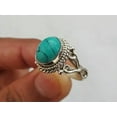 thumbnail image 5 of K-KED Vintage 925 Silver Turquoise Ring Women Wedding Part Delicate Jewelry Ring Gift Size 6-10-Turquoise #3-6, 5 of 8