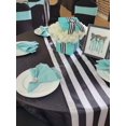thumbnail image 3 of Fundas Para Silla – Mantel Redondo De Tafetán Arrugado De 108 Pulgadas – Mantel De Comedor Negro Triturado Brillante Para Bodas, Fiestas, Cumpleaños, Despedidas De Soltera, 3 of 5