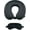 Black, variant on Brookstone Travel Neck Pillow Set - Classic Memory Foam Head and Neck Pillow and Sleep Eye Mask