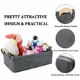 thumbnail image 2 of Felt Storage Basket for Home Organization, Washable and Sturdy, 2 of 6