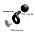 thumbnail image 4 of HUAK Newest Silicone EarPlugs+ Extra Coverage, Recomable Perfect For Swimming, sleeping, learning, Concert, Moto, Size XS S M L, 4 of 6