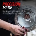 thumbnail image 3 of Power Stop Brake Rotor AR85159XR Evolution Series; Drilled And Slotted; One Piece Design With Hat; Wheel Bolt Pattern 5x 114.3 Millimeter; Front; Silver Zinc Plated Cast Iron; Single, 3 of 4