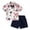 outfits C06-Black, variant on Xudanell My First 4th of July Baby Boy Outfit Flag Lettered Short Sleeve Button Shirt Shorts Beach Clothes Blue 6-7 Years