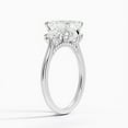 thumbnail image 2 of Dash Jewel 2.1 Ct Asscher Cut Diamond Rings - 14K White Gold Over Rings - Engagement Stacking Ring for Women's - Wedding Proposal Rings for Girlfriend - Party Wear Diamond Ring - Graduation Gift, 2 of 6
