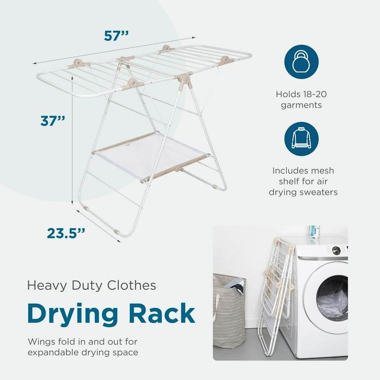 Medium Clothes Drying Rack - 26 Feet store of Drying Space