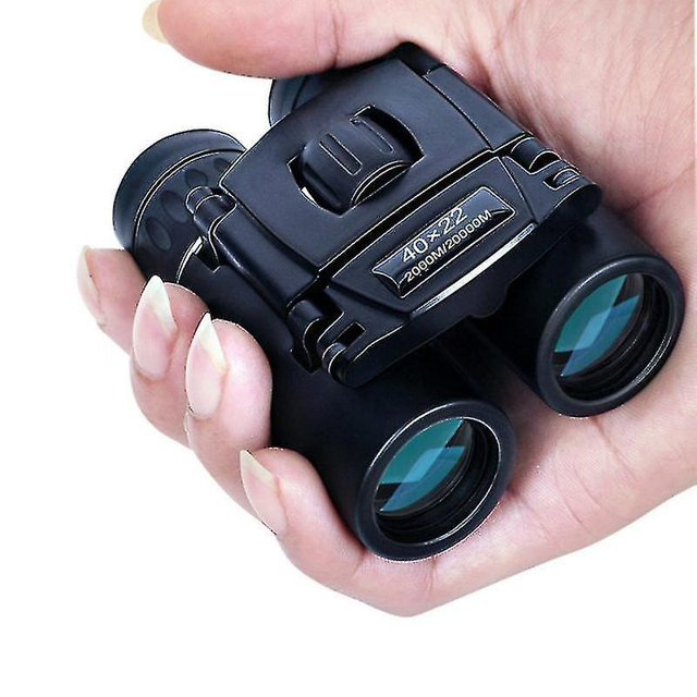 Prismáticos potentes 40x22 Hd 2000m Mini telescopio plegable de larga distancia Bak4 Fmc óptico para caza ZefeiWu 8390614882539