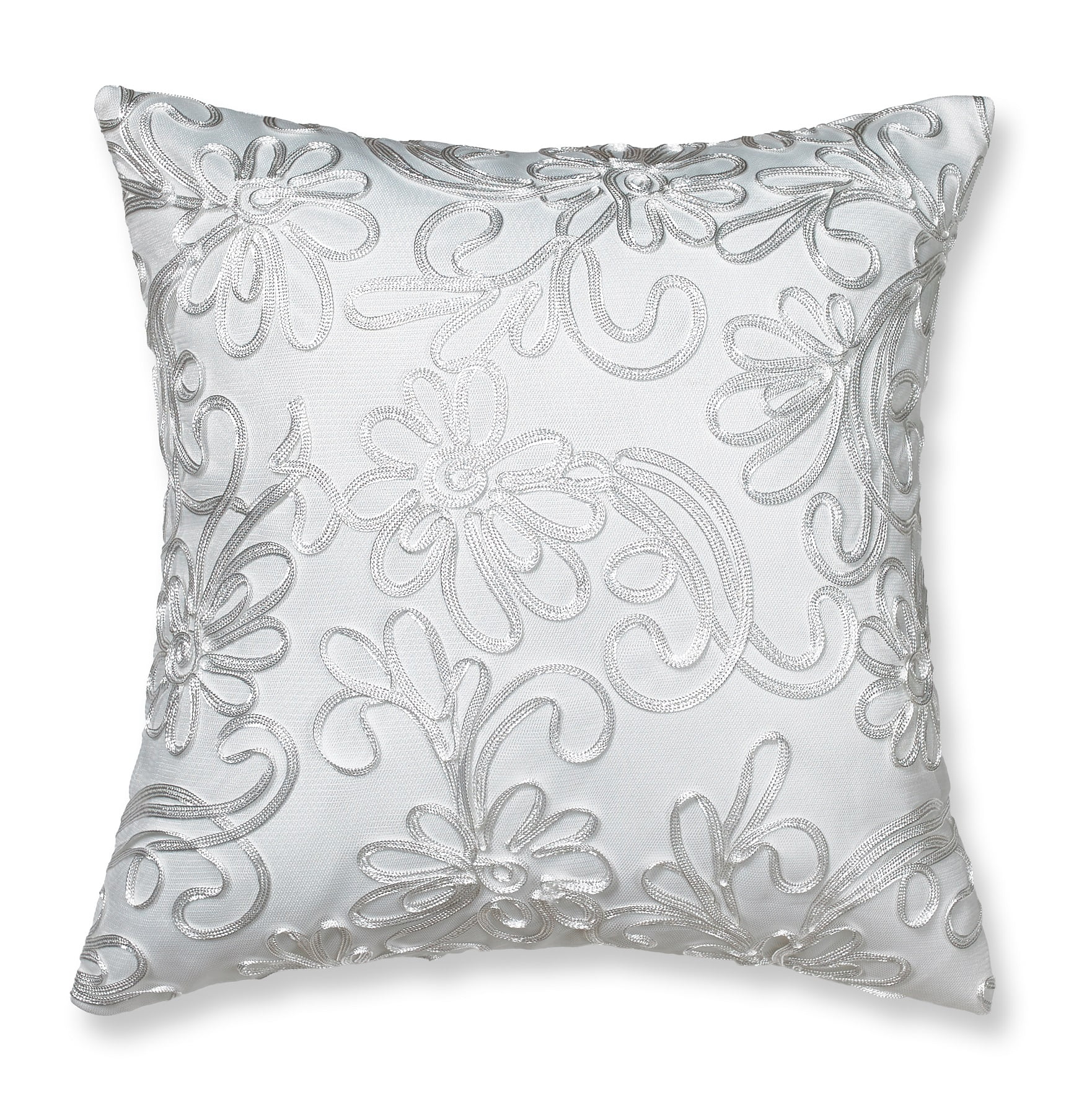 Luxurious Chantilly Lace Design 18" X 18" Decorative Throw Pillow