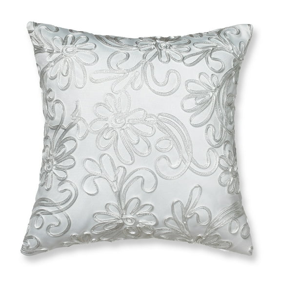 Luxurious Chantilly Lace Design 18" X 18" Decorative Throw Pillow