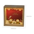 thumbnail image 2 of Wooden Photo Frame Night Light Christmas Night Lights Ornament Holiday Gift Decoration Living Room Bedroom Office Ornament, 2 of 5