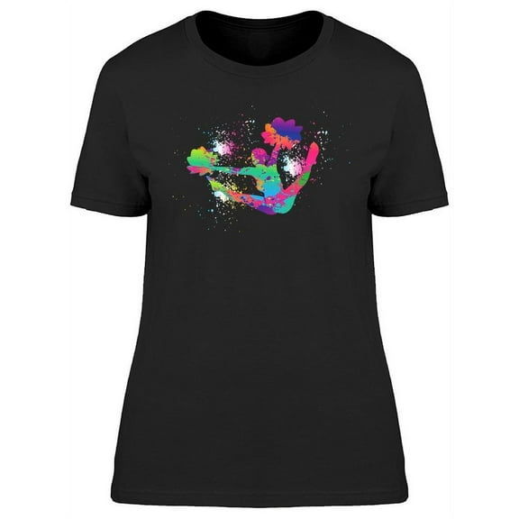 Cheerleading Colored Design T-Shirt Women -Image by Shutterstock, Female Large