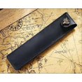 thumbnail image 3 of Leather Pen Case Pen Pouch,Unicorn Leather Pen Holder Art Pencil Case Holder Handmade Protective Pencil Bag with Snap Button, 3 of 5