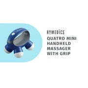 Homedics Quatro Mini Hand-Held Massager with Vibration Massage, 4 Massage Nodes(Nov-30-WMT)