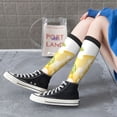 thumbnail image 5 of Naloa Sunflower Gnomes 3 Thigh High Socks Extra Long Stretchy Sock Women Over Knee High Opaque Stocking Daily Wear, 5 of 6