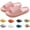 Pink, variant on Cloud Slides Slippers for Women/Men，Summer Beach Eva Soft Platform Sole Lightweight Pillow Sandals Leisure Indoor Bathroom Anti-slip Shower Couples Shoes
