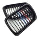 thumbnail image 1 of Car Glossy Black Front Hood Kidney Grill Mesh Sport Racing Grills for E36 M3 3 Series 1997-1999 M-Color, 1 of 5