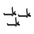 thumbnail image 4 of 3pcs Garden Shed Hool Honings Accesorios de ahorro de espacio Servido multifuncional para Rakes Organización de pared de garaje negro, 4 of 7