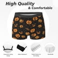 thumbnail image 2 of Men's Boxer Briefs, halloween-pumpkins Soft Comfy Mens Underwear Boxer Briefs Breathable With Widen Waist, 2 of 7