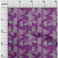 thumbnail image 2 of oneOone Cotton Flex Purple Fabric Moire Sewing Craft Projects Fabric Prints By Yard 40 Inch Wide, 2 of 4