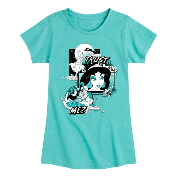 Disney Princess - Jasmine Pop - Toddler & Youth Girls Short Sleeve Graphic T-Shirt