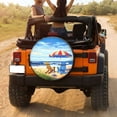 thumbnail image 3 of KAKALAD Summer Beach Chairs And Umbrella 02 Spare Tire Cover Universal Vehicle Accessories Buckle Car Tools 16”in, 3 of 6