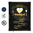 thumbnail image 2 of AGPtek 24" LED Message Board, Illuminated Erasable Menu Writing Drawing with Remote Control Black, 2 of 9