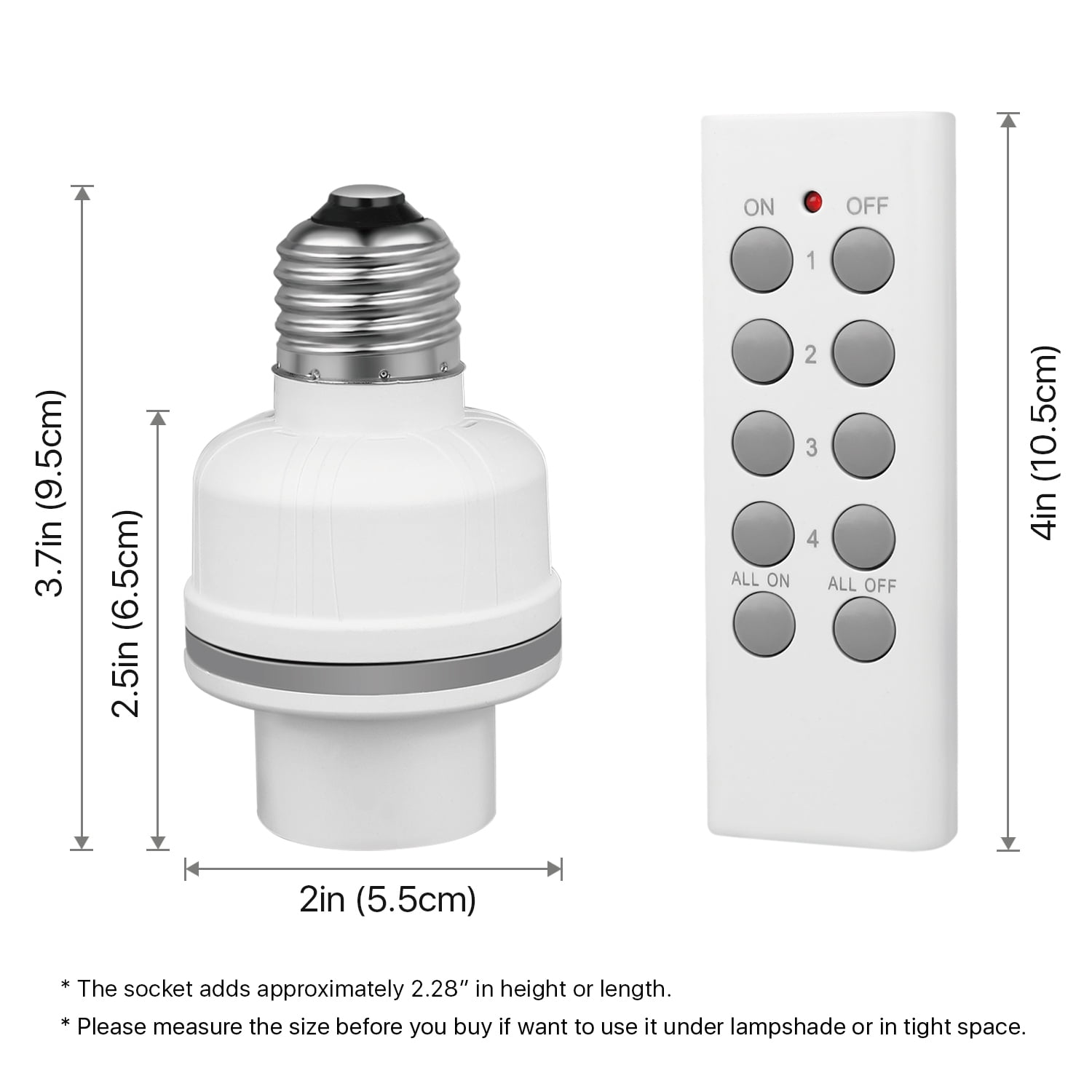 Free Sample 1000m Remote Control Power Socket Holder Router Remote Control  30A Remote Control Light Lamp Socket - China Remote Control Socket, Wireless  Socket