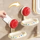 thumbnail image 5 of Soap Box Wall-mounted Suction Cup Toilet Soap Box Household Non-perforated Shelf, 5 of 8