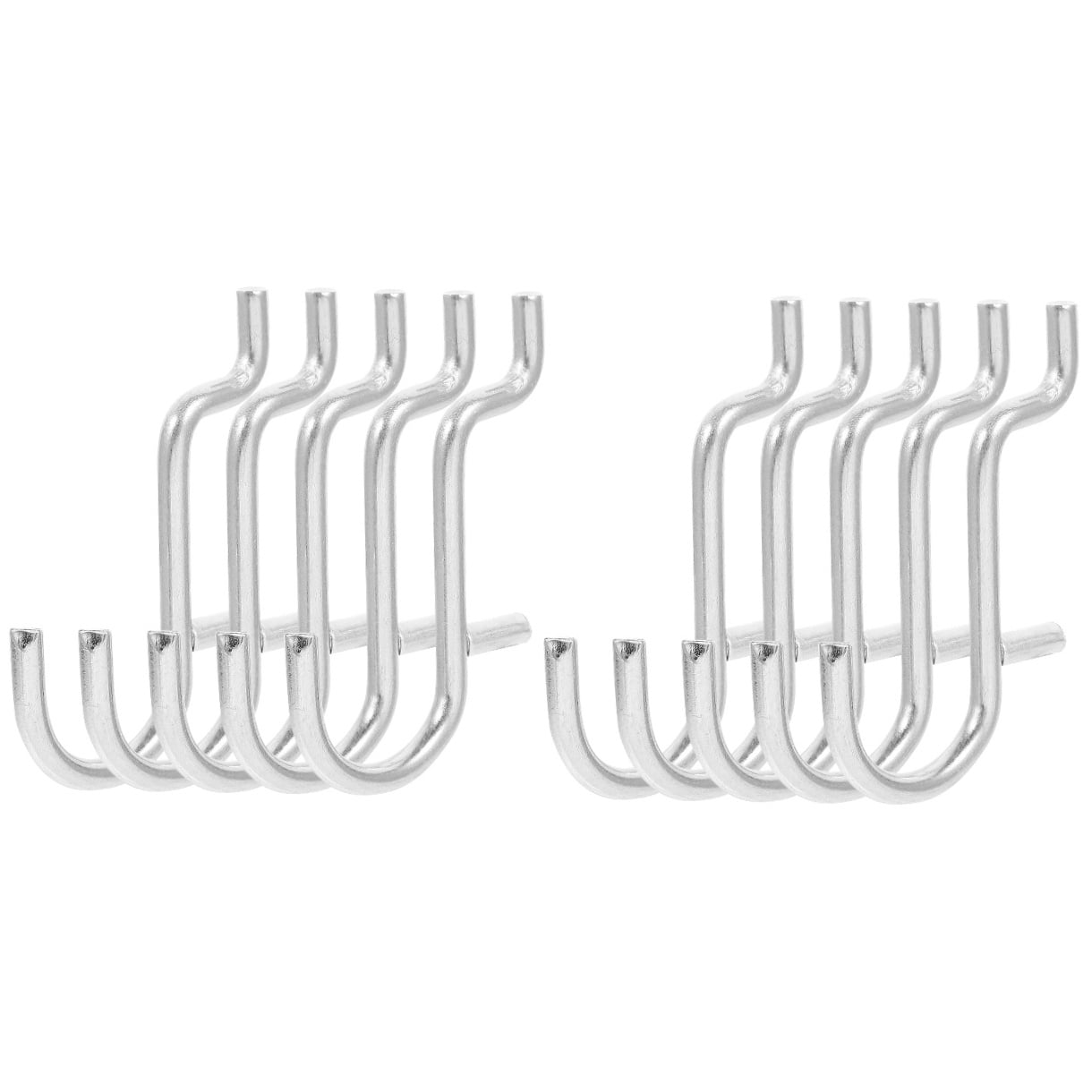 Raindrops 40 pcs Metal Pegboard Hooks for Tools, Key Holders, Small Utility Hangers, Pegboard Display Organizers