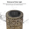 thumbnail image 3 of Linterna solar al aire libre lámpara LED de alto brillo fácil instalación resistente al agua para jardín ANGGREK Otros, 3 of 8