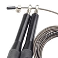 thumbnail image 3 of S SERENABLE Skipping Rope 300cm Adjustable Length Non Slip Handle Aerobic Exercises Personal Thick Black, 3 of 9