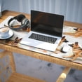 thumbnail image 3 of Long Mouse Pads for Desk,German Shepherd Dogs with Flowers Desk Mats on Top Of Desks, Desk Mouse Pad Extra Large with 3mm Non-Slip Base and Stitched Edge for Gaming,Office,Work,Home 35.4"x15.7", 3 of 6