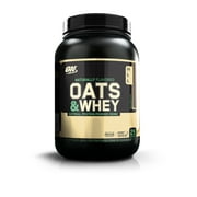 Optimum Nutrition 100% Natural Oats & Whey Protein Powder, Chocolate, 24g Protein, 3 Lb