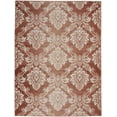 thumbnail image 3 of Nourison Elation Damask Brick Ivory 5'3" x 7'3" Area Rug, (5x7), 3 of 9