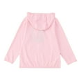 thumbnail image 6 of FAOWME Little Boys Girls Sunscreen Sun Protective Hoodie Jacket Lightweight Long Sleeve Sun Shirt For Boys Girls Hiking Outdoor Light Pink 4-5 Years, 6 of 7