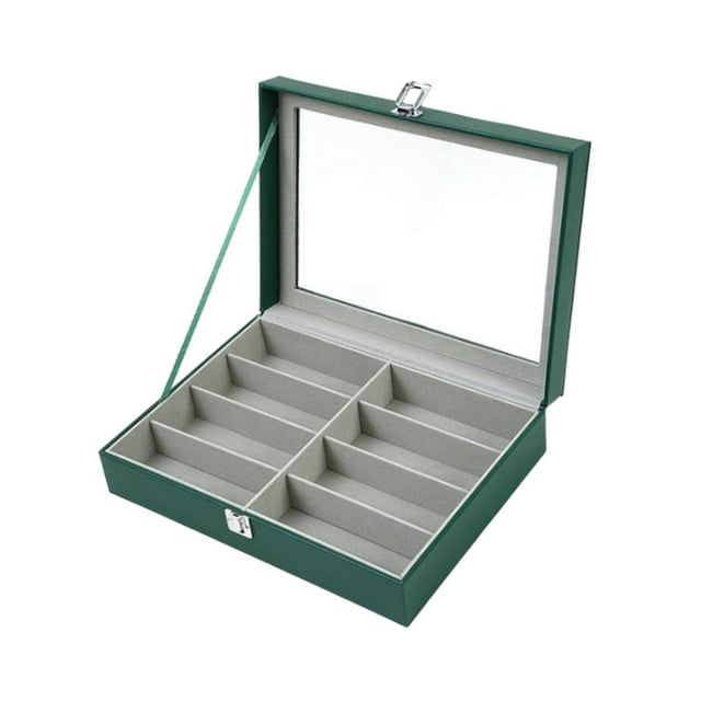 Estuche organizador para gafas Yuyangstore Caja de Almacenamiento para Gafas 8 Ranuras