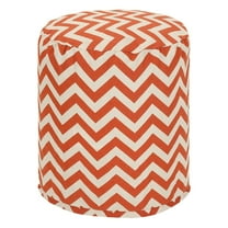 Majestic Home Goods Chevron Indoor Outdoor Ottoman Pouf