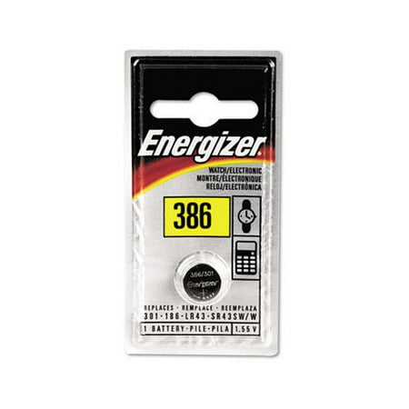 Energizer : Watch/Electronic/Specialty Battery, 386 -:- Sold as 2 Packs of - 1 - / - Total of 2 Each