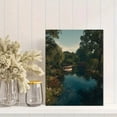 thumbnail image 2 of Qisvanset 12x16 Inch Woman with Blue Bird Yellow Flowers Canvas Painting Wall Art, 2 of 5