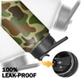 thumbnail image 5 of Camouflage Insulated Stainless Steel Water Bottle with Straw & Cleaning Brush – 18 Oz | Leakproof, BPA-Free, 304 Stainless Steel, Wide Mouth, Travel Mug for Car, Gym, Office, 5 of 5
