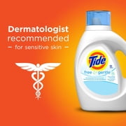 Tide Laundry Detergent, Free & Gentle, 96 Loads