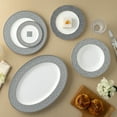 thumbnail image 4 of Noritake  Infinity Oval Platter, 16" Graphite, 4 of 5