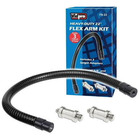 UPC: 0026127321316 | Vidpro FA-22 Heavy-Duty 22-Inch Flex Arm Kit