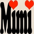 thumbnail image 2 of CafePress - I Love Mimi Tote Bag - Unisex Canvas Tote Bag, Beige, 1-Piece, 2 of 6