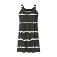thumbnail image 3 of Htigea Fashion Stripe Print Sundresses for Women Summer Sleeveless Crewneck Loose Dresses Casual Flowy Pleated Beach Dress Summer, 3 of 4