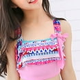 thumbnail image 4 of YunPes Girls Swimsuit for Teen Girl Tankini Swimsuits Bathing Suit Beach Bikini Swimwear with Skirt Bikini Set Girl, 4 of 8