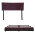 thumbnail image 1 of Box Base Cama King Size + Cabecera Catania Morado, 1 of 7