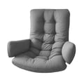 thumbnail image 4 of Cojín grueso para hamaca de interior, para columpio, para banco modular de exterior Gris oscuro, 4 of 9