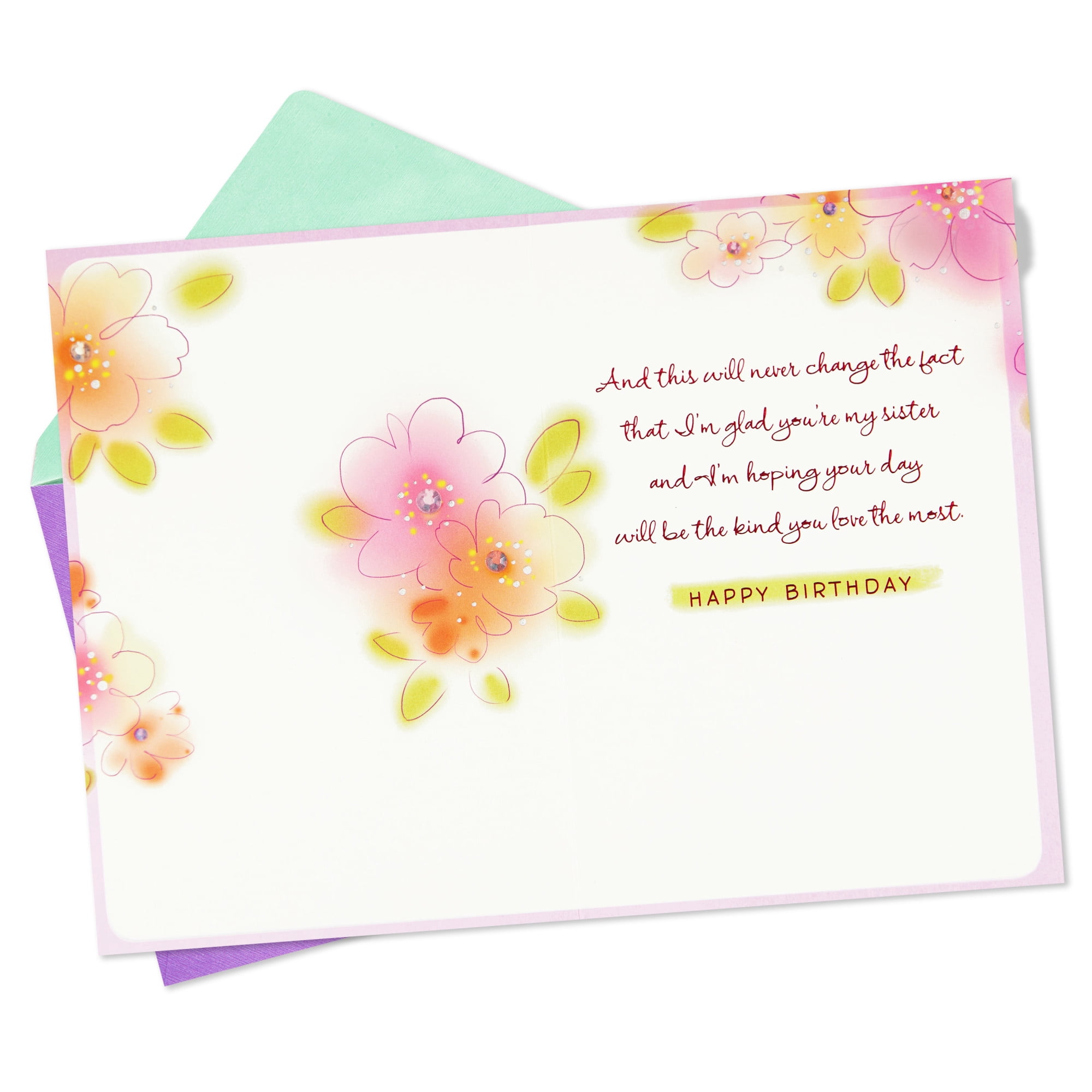 Hallmark Birthday Card for Sister (We're Far From Two of a Kind)